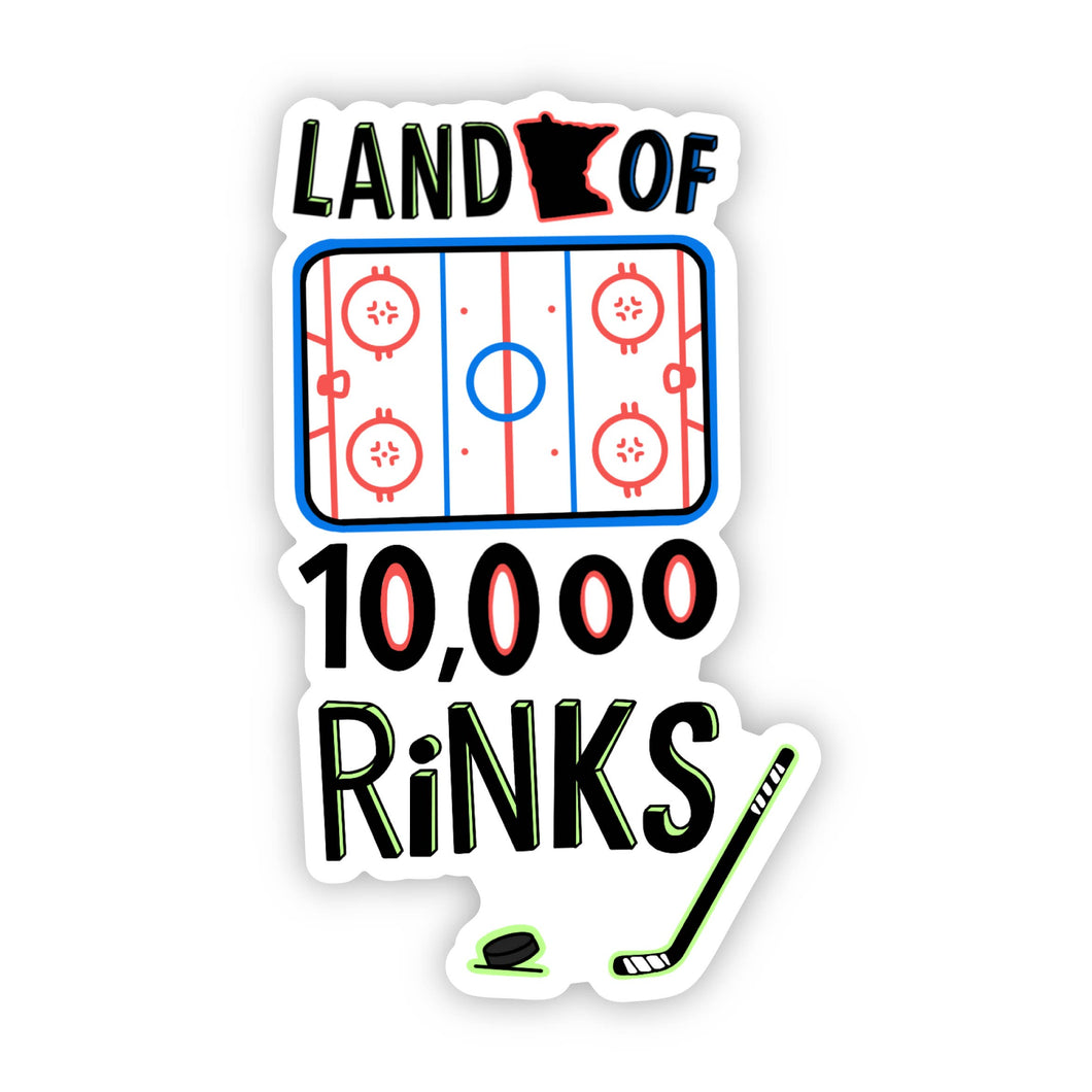 10,000 Rinks Sticker