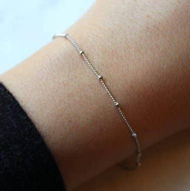 Silver Dew Drop Bracelet