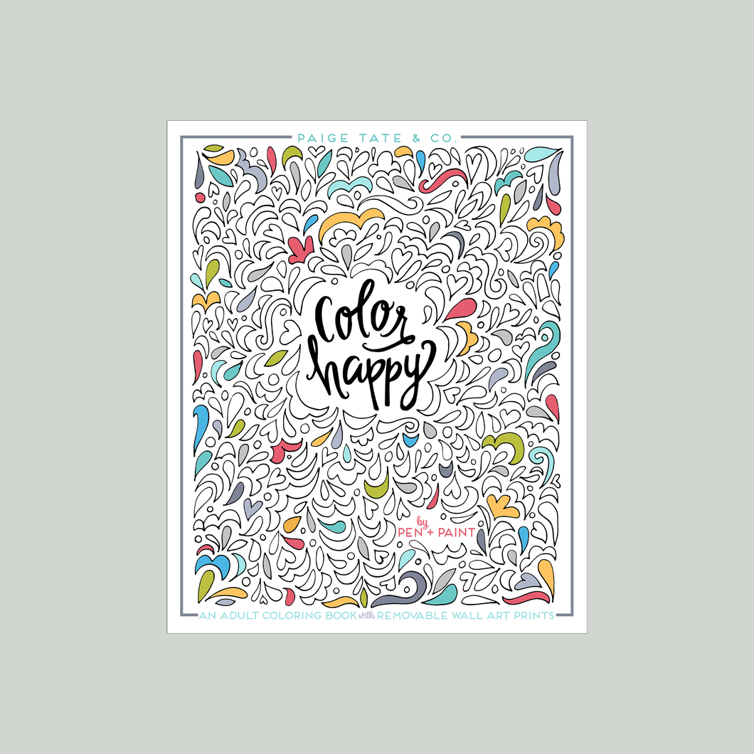 Color Happy: Adult Coloring Book