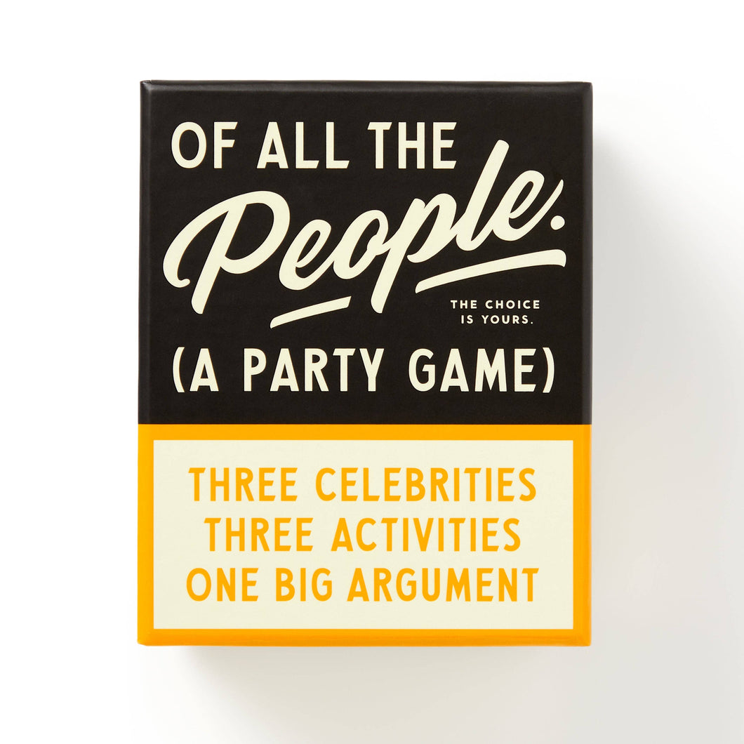 Of All The People Game