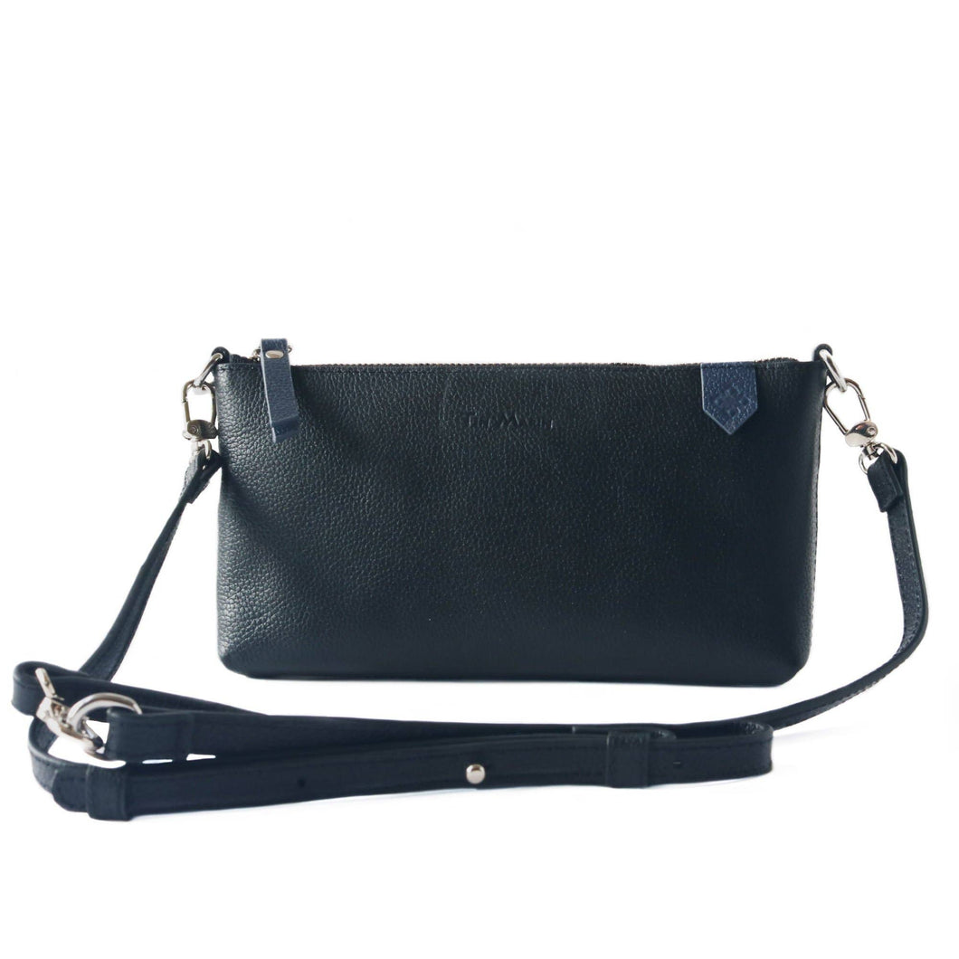 Elia Multiway Leather Clutch Bag