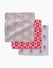 Load image into Gallery viewer, Geometry Dishcloth Sets :: Winter + Christmas
