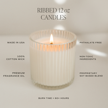 Load image into Gallery viewer, Warm and Cozy Fluted Jar Candle
