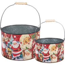 Load image into Gallery viewer, Retro Santa Buckets
