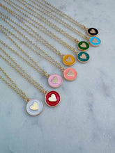 Load image into Gallery viewer, Colorful Heart Necklaces
