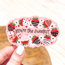 Load image into Gallery viewer, You&#39;re the Sweetest Strawberry Sticker
