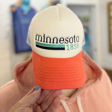 Load image into Gallery viewer, Retro Minnesota Foam Trucker Hat
