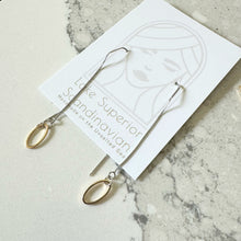 Load image into Gallery viewer, Ear Threaders: 18k Gold + Sterling Silver
