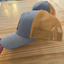 Load image into Gallery viewer, Gray + Mustard Tigers Hat
