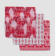 Load image into Gallery viewer, Geometry Dishcloth Sets :: Winter + Christmas
