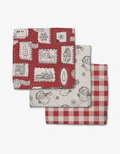 Load image into Gallery viewer, Geometry Dishcloth Sets :: Winter + Christmas
