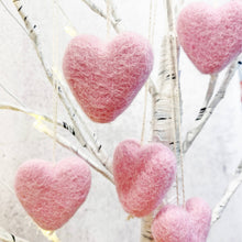 Load image into Gallery viewer, Felted Heart Ornaments
